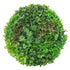 Artificial Green Wall Disk Art 150cm - Dense Green Sensation - Black Frame - Outdoorium