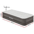 Bestway Air Mattress Single Inflatable Bed 46cm Airbed Grey | Outdoorium