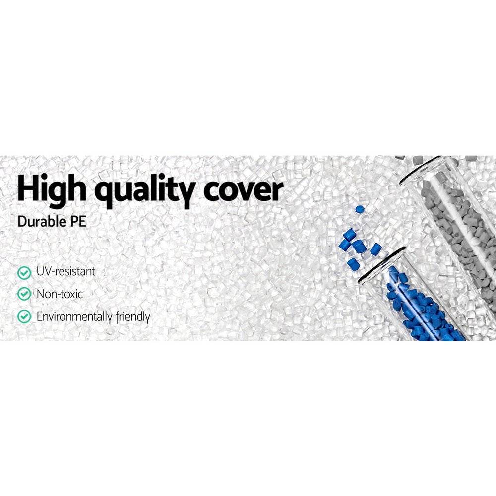 Bestway 58017 Pool Cover Fits 4x2.11m Above Ground Swimming Pool PE Blanket - Outdoorium
