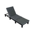 Black Rattan Sunlounge Set with Joining Coffee Table | Outdoorium