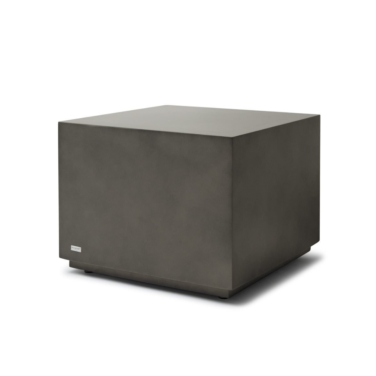 Blinde Cube 24 Concrete Coffee Table - Graphite - Outdoorium