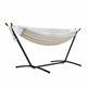 Gardeon Hammock Bed Camping Chair Outdoor Lounge Single Cotton with Stand | Outdoorium