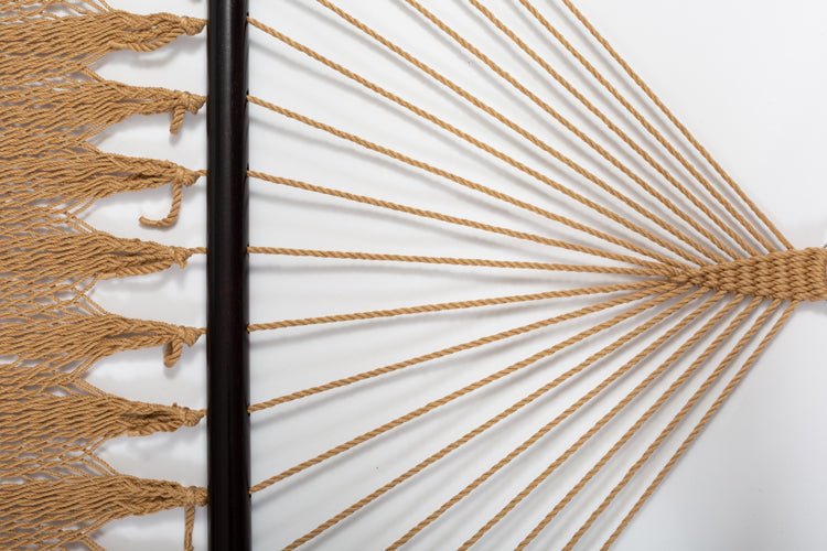 Caribbean Hand Woven Polyester Rope Hammock | Outdoorium