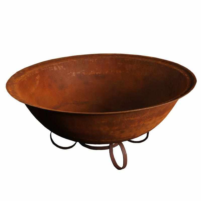 Cast Iron Fire Pit Deep Bowl - 100cm - Outdoorium