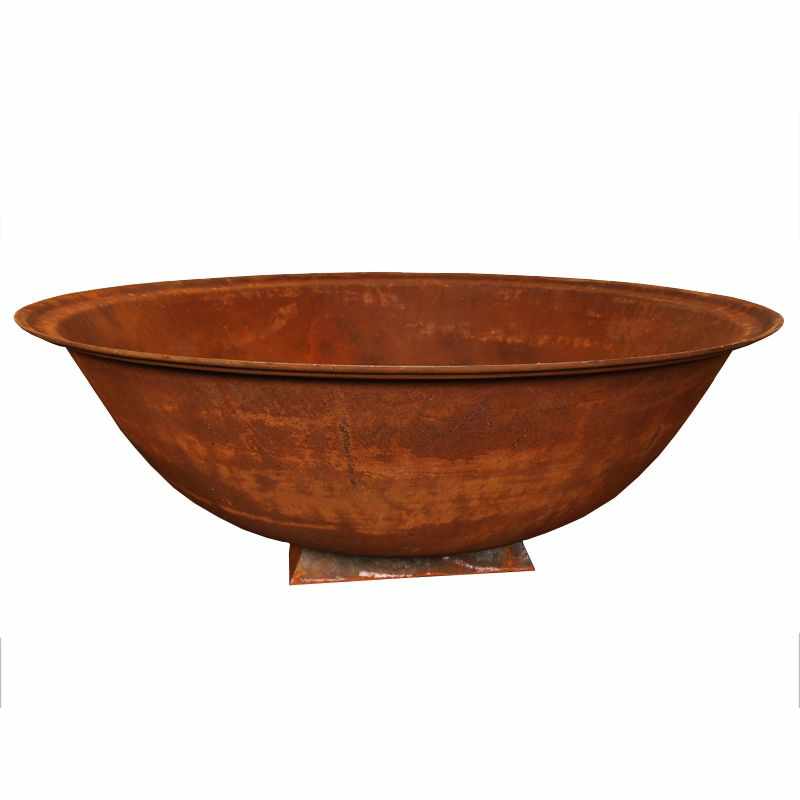 Cast Iron Fire Pit Deep Bowl - 100cm - Outdoorium