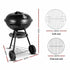 Grillz BBQ Grill Charcoal Smoker - Outdoorium