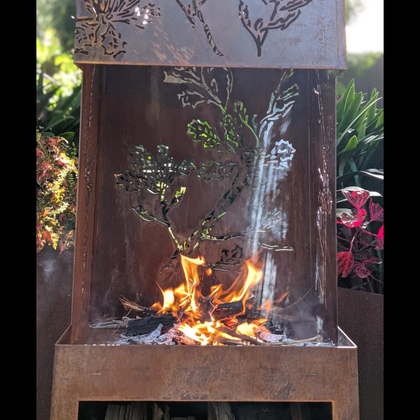 Chiminea Fire Pit - Outdoorium