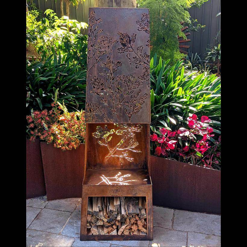 Chiminea Fire Pit - Outdoorium