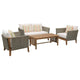 Classic lounge set 4 pcs | Outdoorium