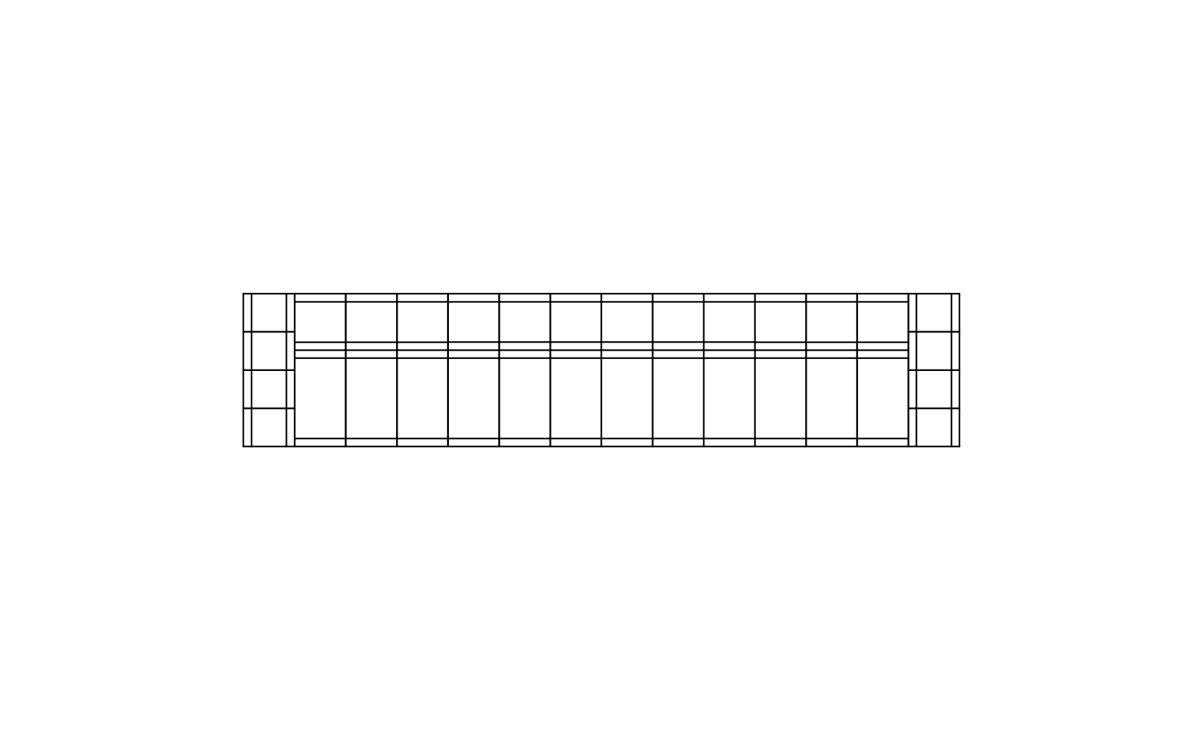 Blinde Connect Modular 4 Outdoor Sofa - Outdoorium