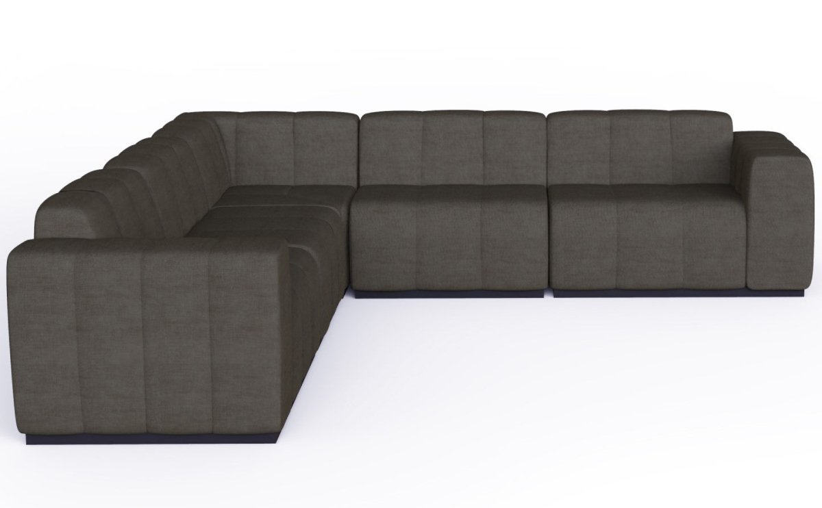 Blinde Connect Modular 5 L-Sectional Outdoor Sofa - Outdoorium