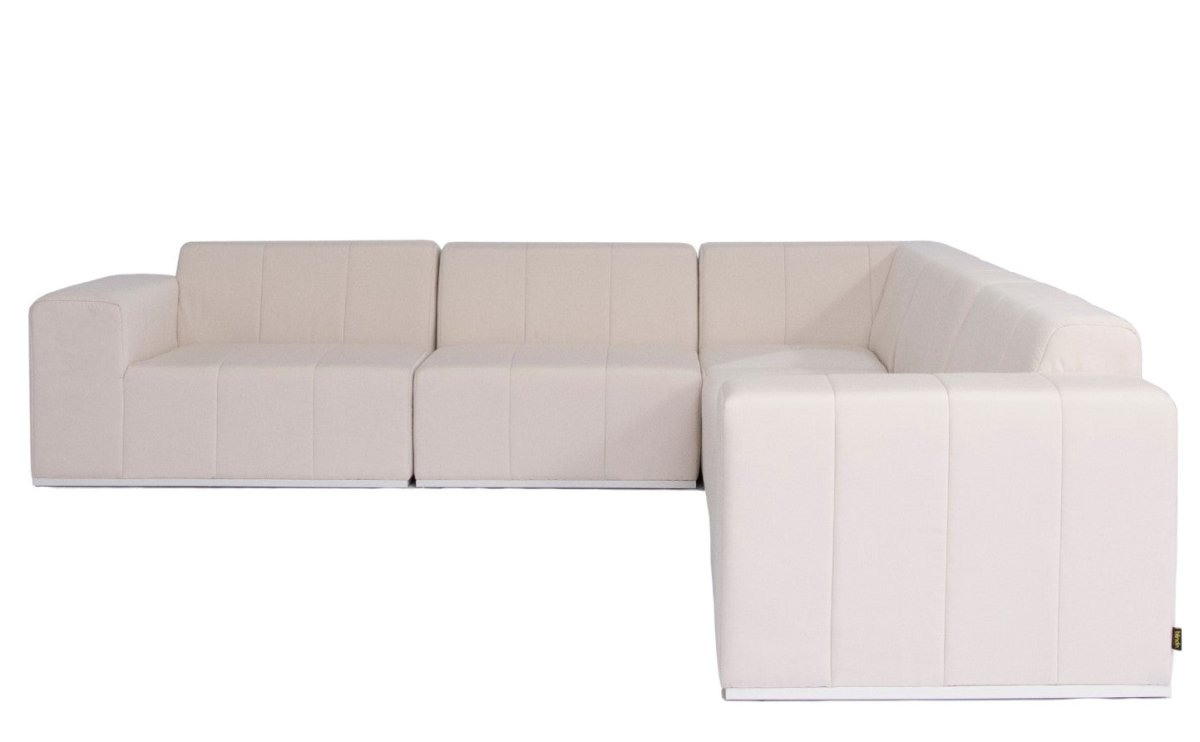 Blinde Connect Modular 5 L-Sectional Outdoor Sofa - Outdoorium