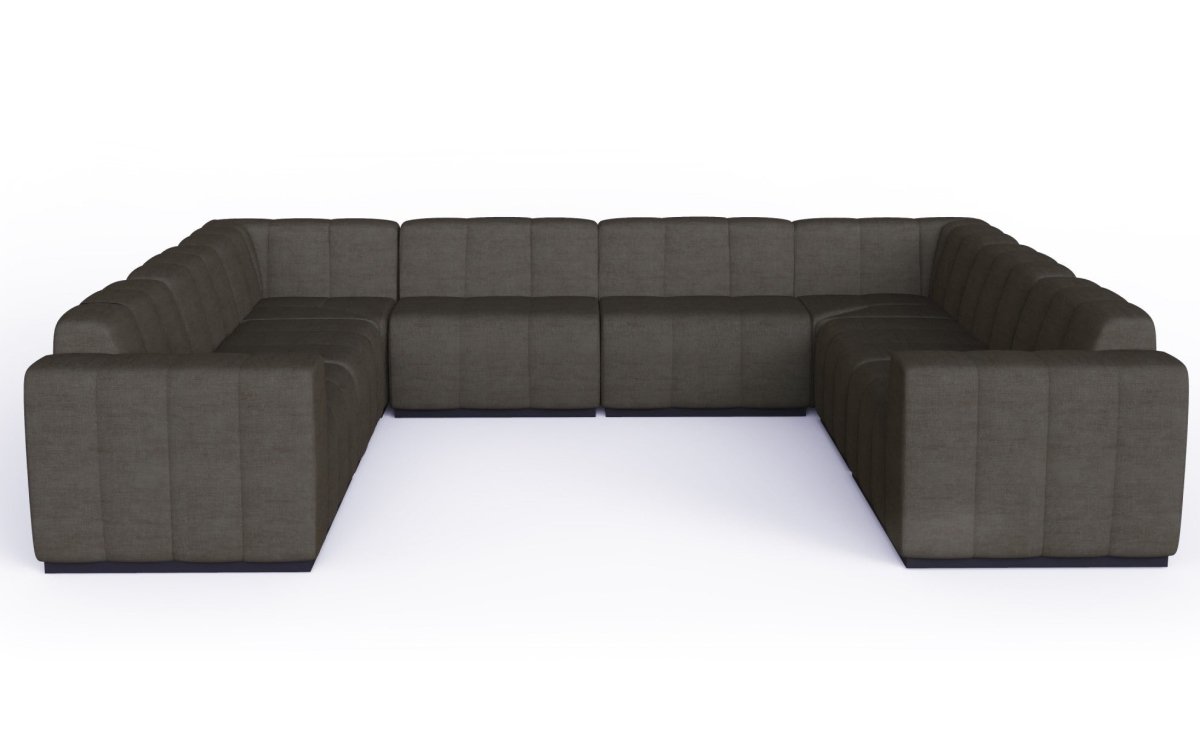 Blinde Connect Modular 8 U-Sofa Sectional Outdoor Sofa - Outdoorium