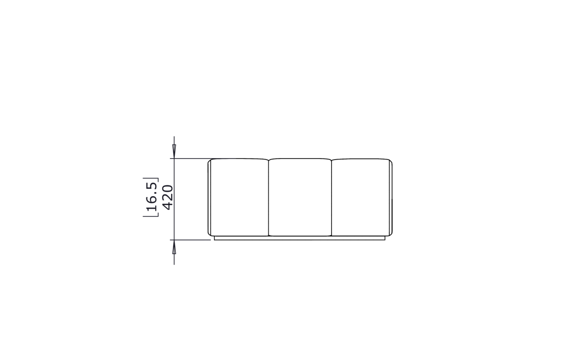 Blinde Connect O37 Modular Outdoor Sofa - Outdoorium