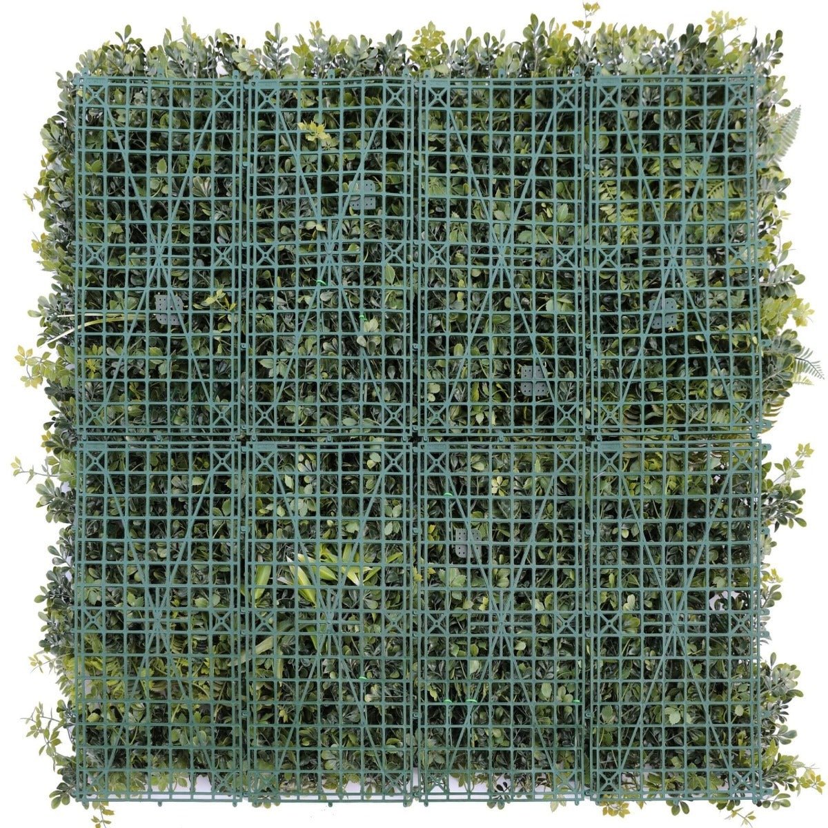 Country Fern Vertical Garden Green Wall UV Resistant 100cm x 100cm - Outdoorium