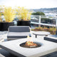 Planika Galio Automatic Outdoor Gas Fire Pit Insert - Custom Size | Gas Fire Pits