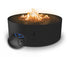 Planika Galio Star Black Outdoor Gas Fire Pit - Custom Size - Outdoorium