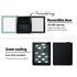 Devanti 46L Bar Fridge Glass Door w/Light Black - Outdoorium