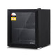 Devanti 46L Bar Fridge Glass Door w/Light Black | Appliances > Fridges