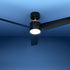 Devanti 52" Ceiling Fan 1300mm DC Motor with Light Black - Outdoorium