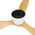 Devanti 52'' Ceiling Fan LED Light Remote Control DC Motor 5 Speed Fans Timer - Outdoorium