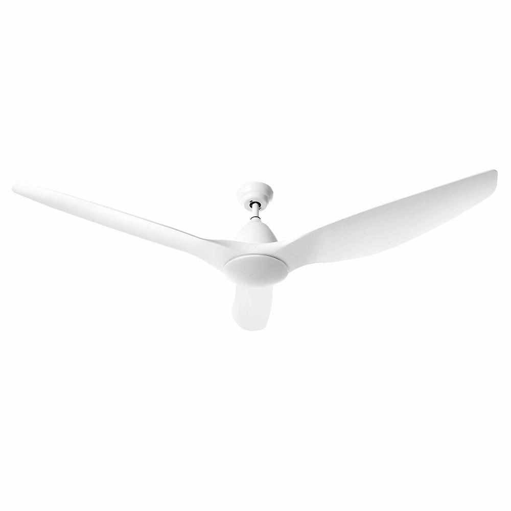 Devanti 64'' Ceiling Fan DC Motor w/Light w/Remote - White - Outdoorium