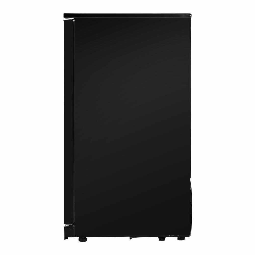 Devanti Bar Fridge 2 Glass Door Commercial Display Freeer Drink Beverage Cooler Black - Outdoorium