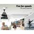 Devanti 48'' Ceiling Fan DC Motor w/Light w/Remote - White - Outdoorium