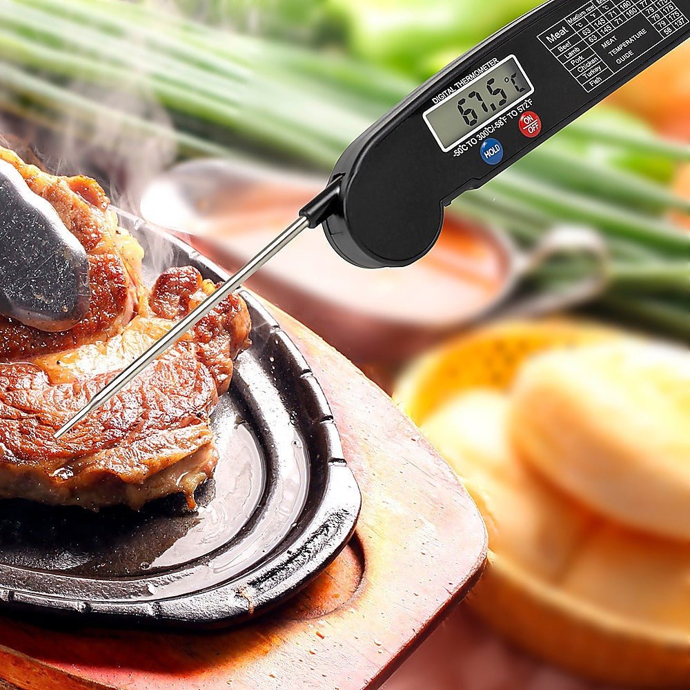 Digital Food Thermometer BBQ Tool Cooking Meat Kitchen Temperature Magnet - Outdoorium