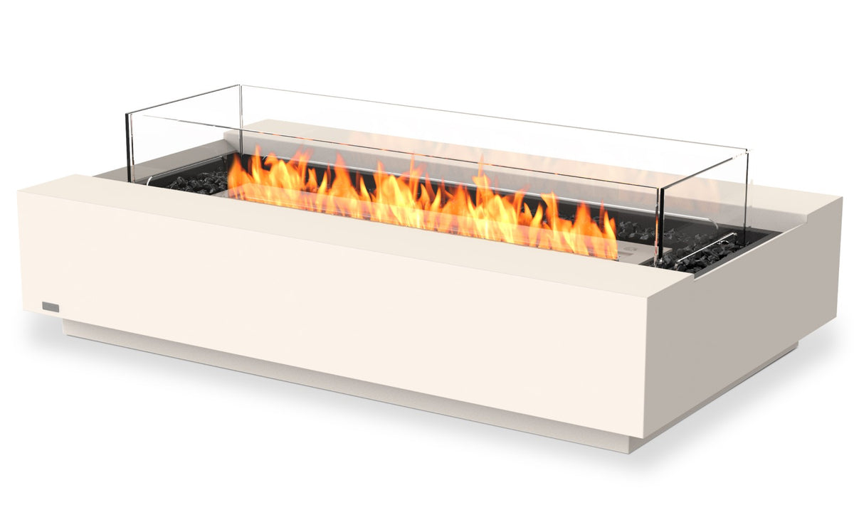 EcoSmart Cosmo 50 Fire Pit Table - Bone - Outdoorium