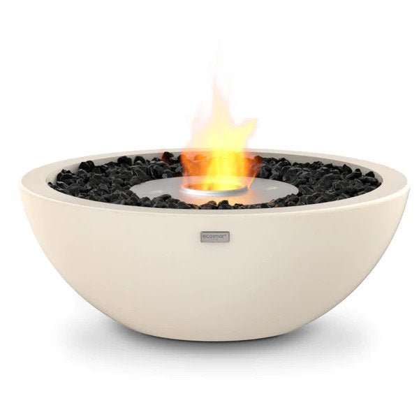 EcoSmart Mix 600 Ethanol Fire Pit Bowl - Bone - Outdoorium