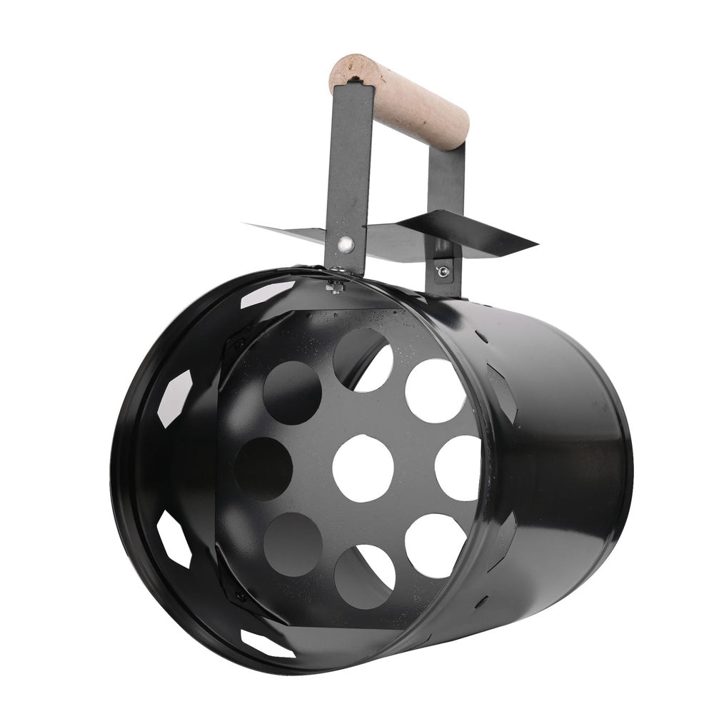 Fast Fire Starter Bucket BBQ Charcoal Chimney Starter Stainless Steel Easy Start Fire - Outdoorium