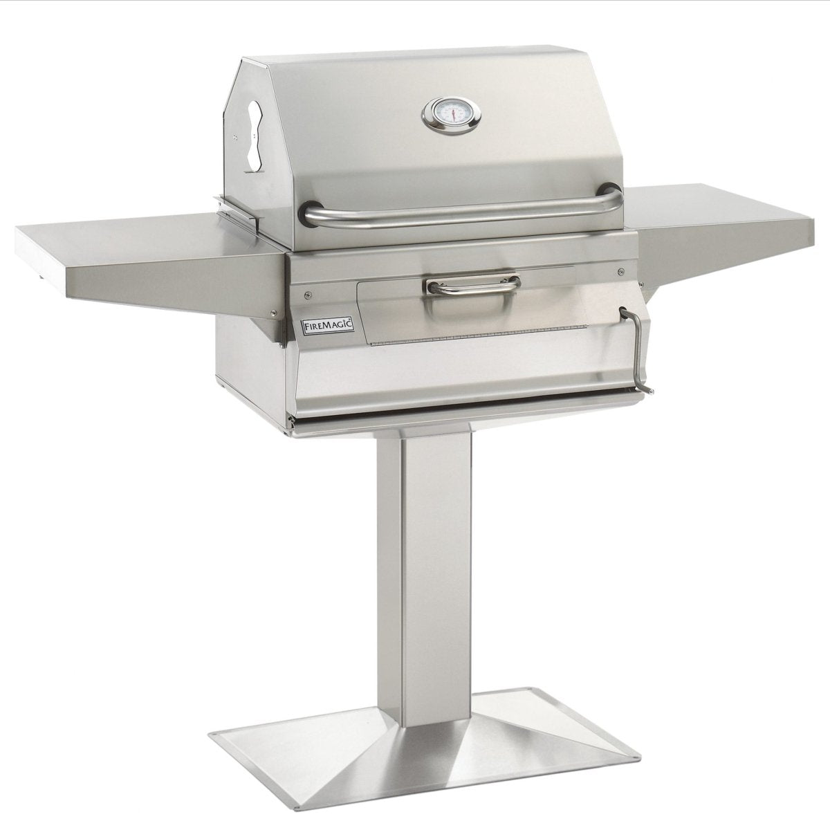 Fire Magic Grills Post Mount Stainless Steel Charcoal Grills - Outdoorium