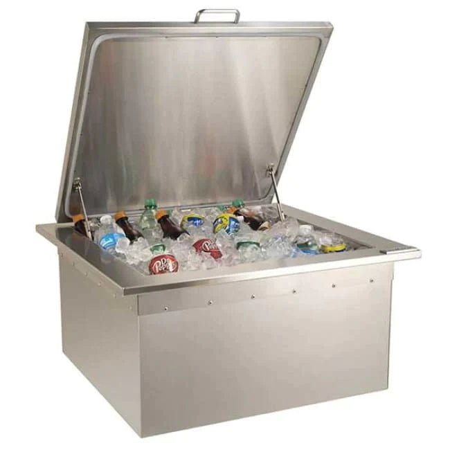 Fire Magic Grills Drop-in Refreshment Center with insulated lid - Echelon Style - Outdoorium