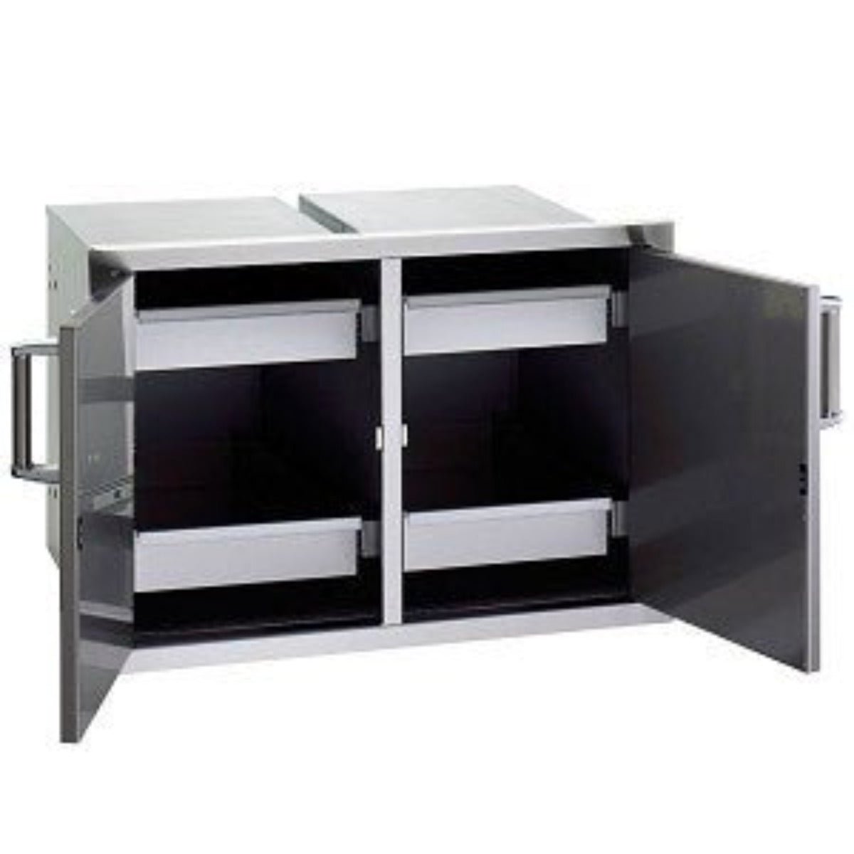 Fire Magic Grills Flush Double Doors with Dual Drawers - Outdoorium