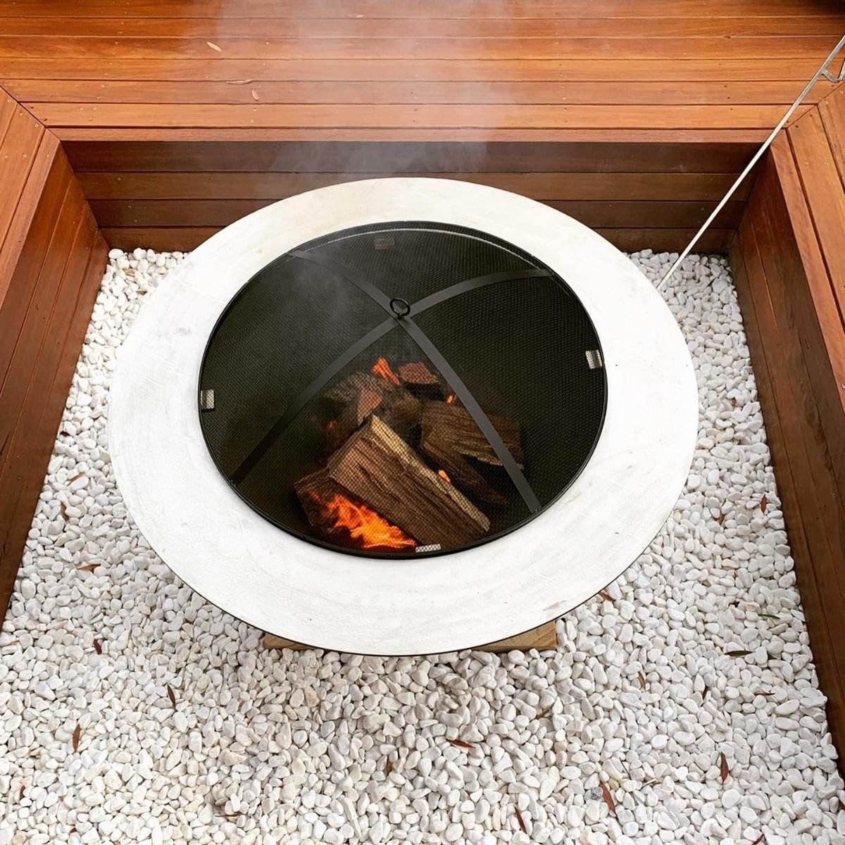 Fire Pit Ember Screen | 3 sizes - Outdoorium