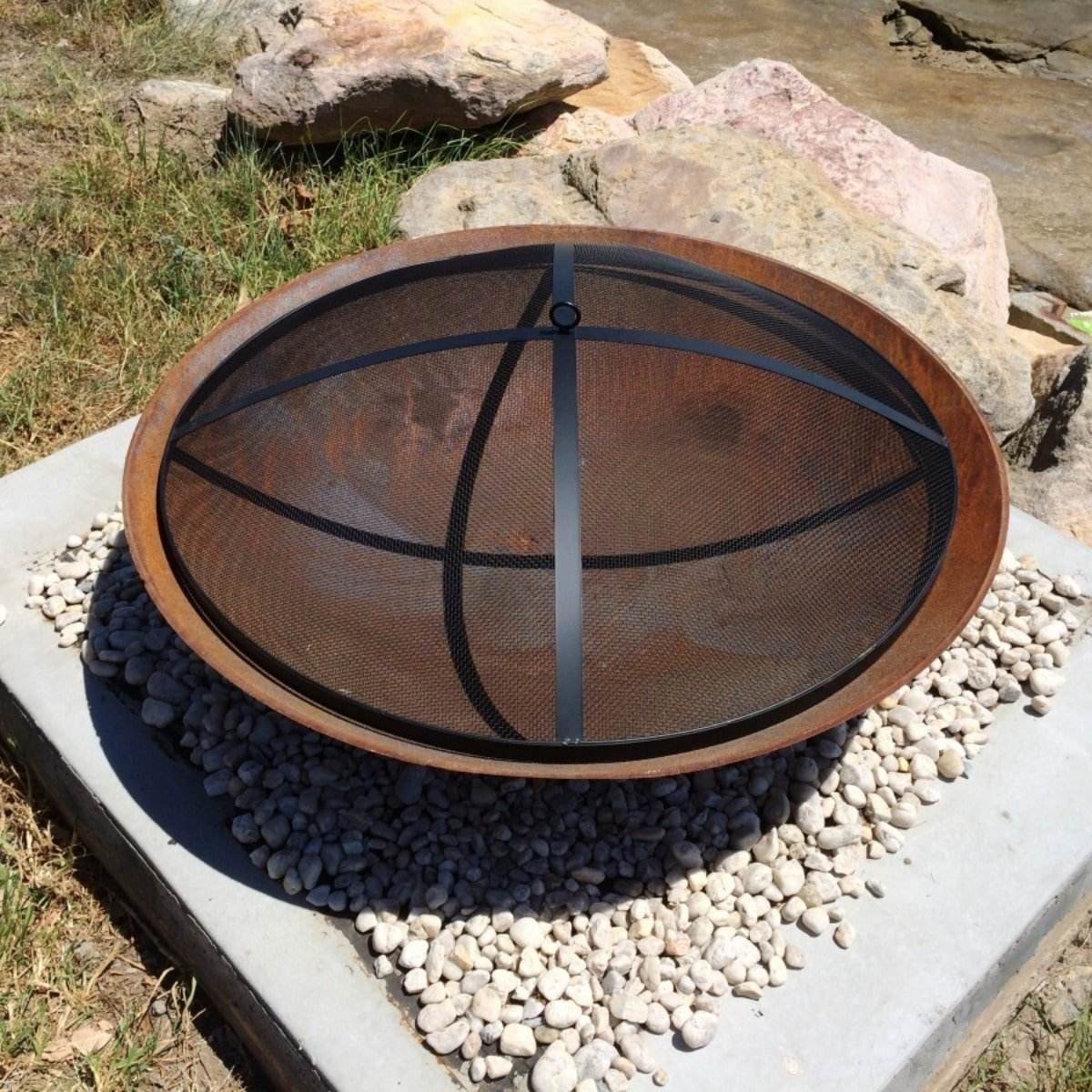 Fire Pit Ember Screen | 3 sizes - Outdoorium