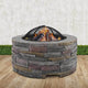 Grillz Fire Pit Table Round 70cm | Outdoorium