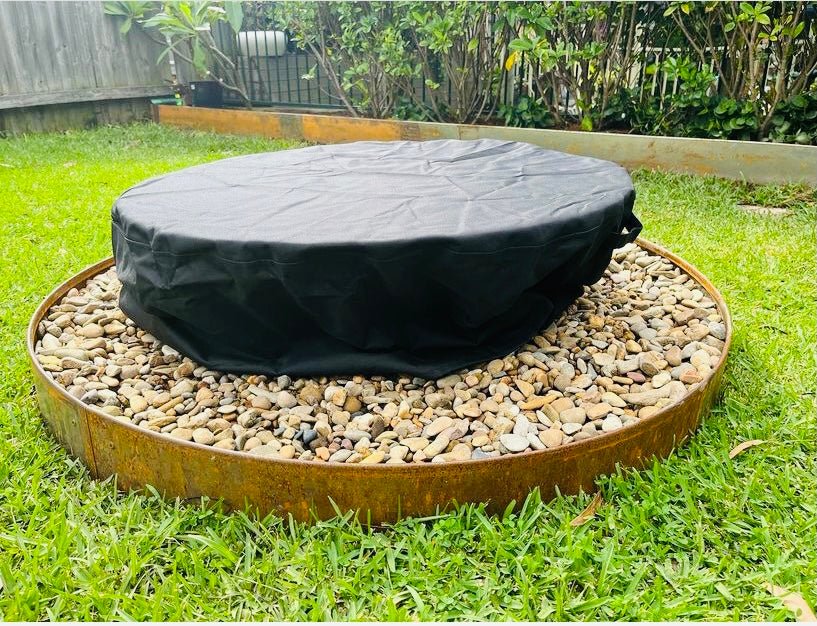 Fire Pit Vinyl Protective Cover | 3 sizes - Outdoorium