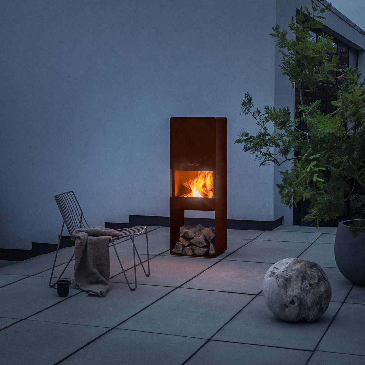 Eva Solo FireBox Garden Wood Burner Fire Pit - Outdoorium