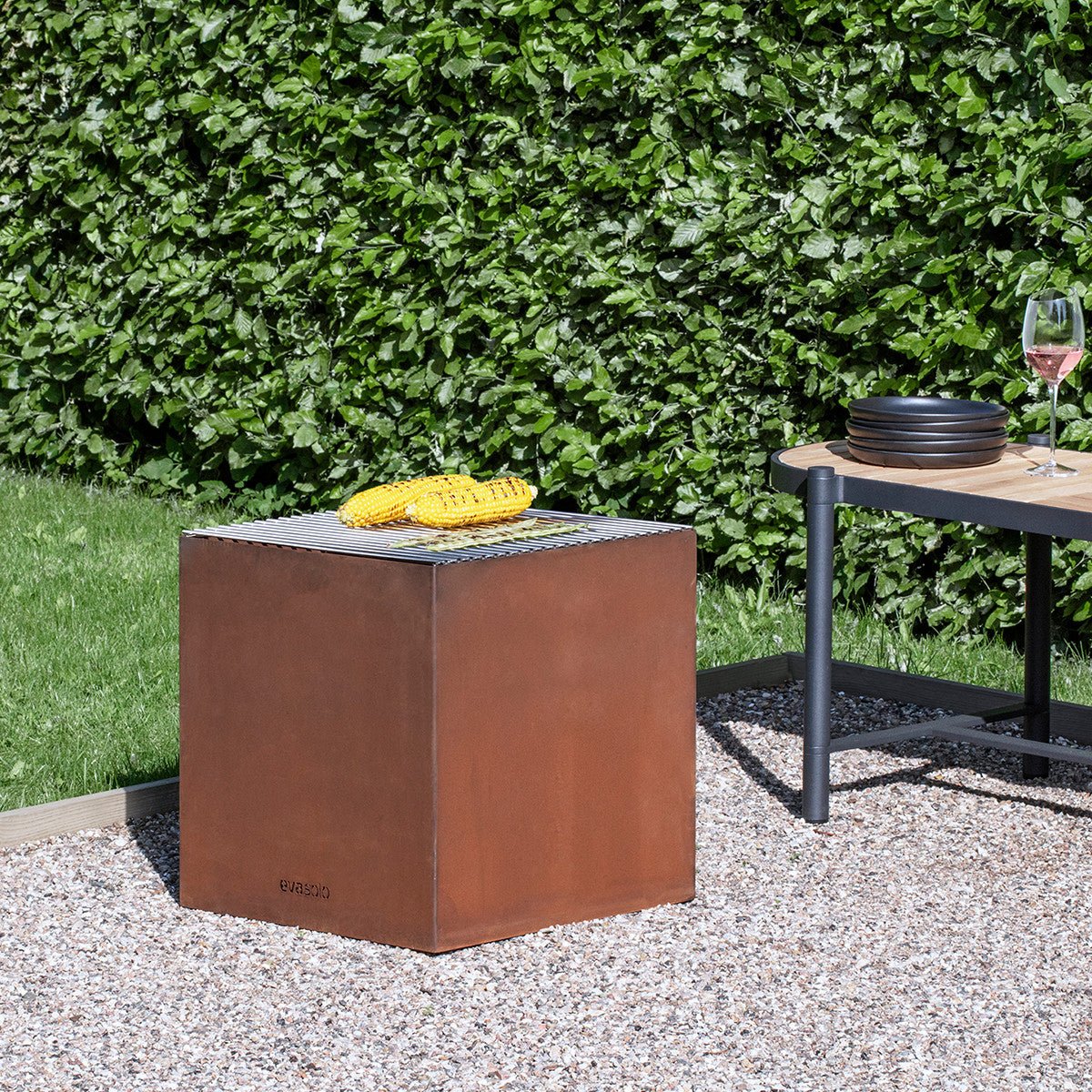 Eva Solo FireCube Fire Pit - Corten Steel - Outdoorium