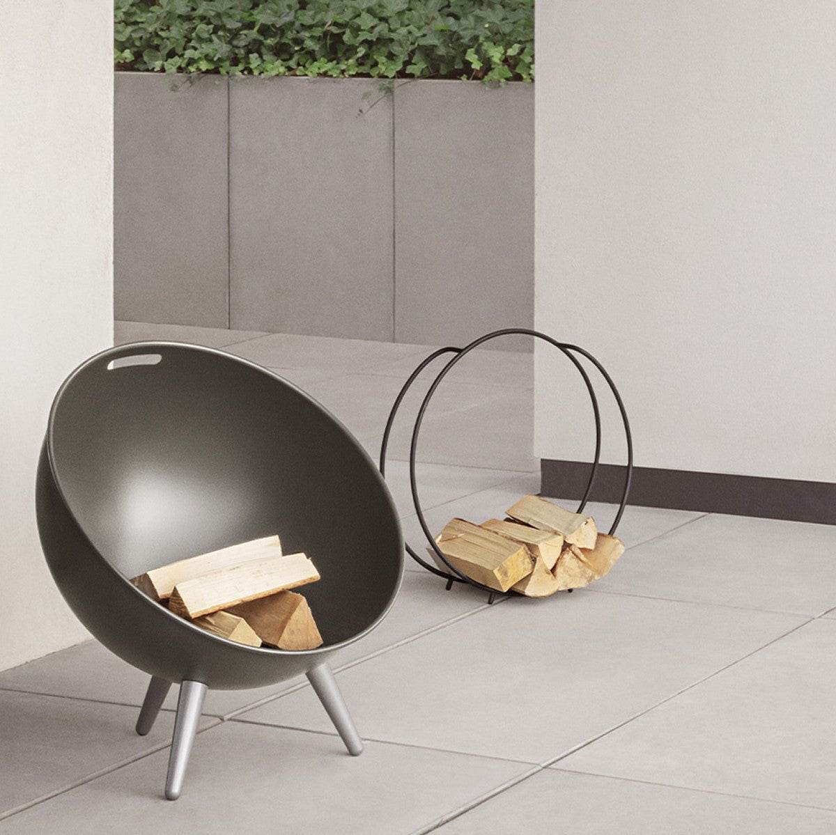 Eva Solo FireGlobe Firewood Rack - Pair (x2) - Outdoorium