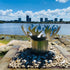 Flame Dancer Stainless Steel Fire Pit - Outdoorium