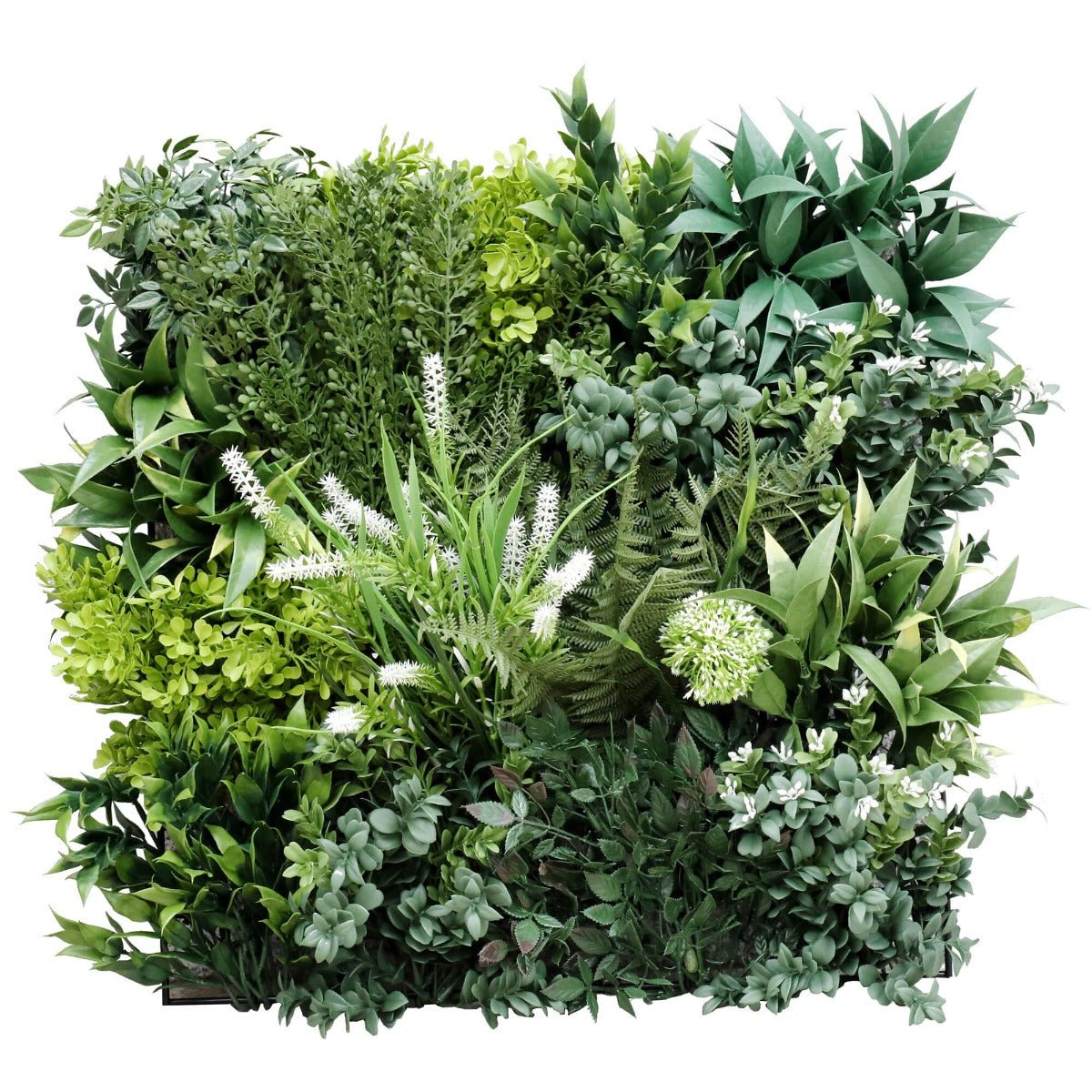 Flowering Bespoke Vertical Garden / Green Wall UV Resistant SAMPLE 45cm x 45cm - Outdoorium