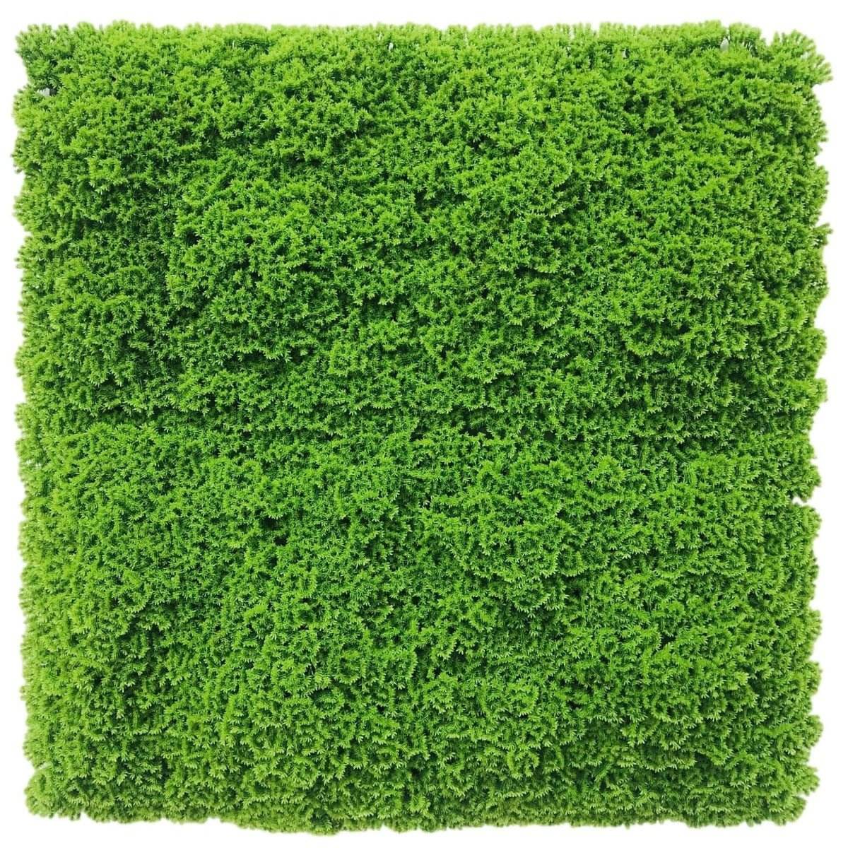Fresh Natural Green Artificial Moss / Green Wall UV Resistant 1m x 1m - Outdoorium