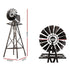 Garden Windmill 160cm Metal Ornaments Outdoor Decor Ornamental Wind Mill - Outdoorium