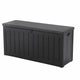 Gardeon Outdoor Storage Box 240L Container Lockable Garden Bench Tool Shed Black | Outdoorium