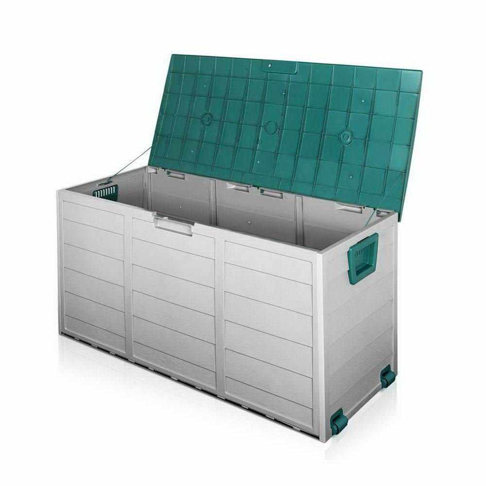 Gardeon 290L Outdoor Storage Box - Green - Outdoorium