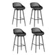 Gardeon 4x Outdoor Bar Stools Plastic Black | Outdoorium