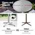 Gardeon Set of 6 Outdoor Bar Table Aluminium Round 70/110CM - Outdoorium